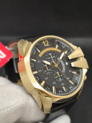 Reloj Diesel Mega Chief DZ4344 Dorado Negro 51 mm