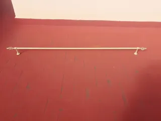 Barra vintage color Marfil Para Cortina