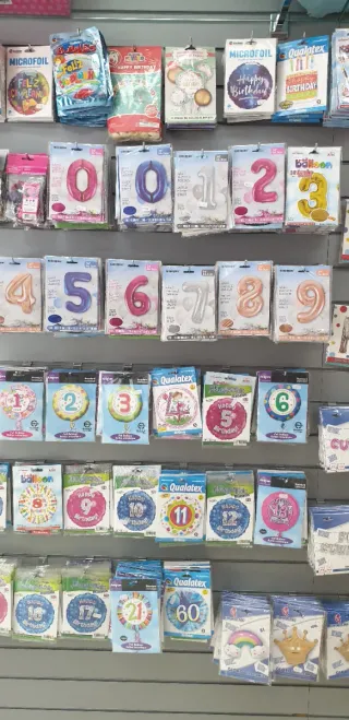 Artículos de fiesta variados