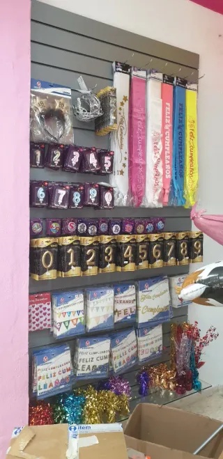 Artículos de fiesta variados