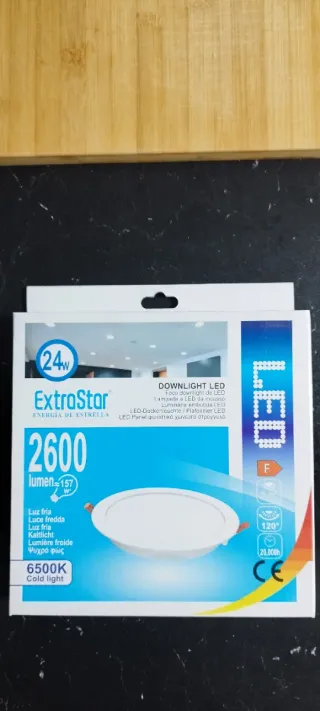 Luz LED empotrable redonda