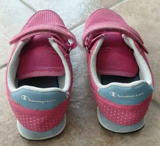 Scarpe Champion Bambina Rosa Velcro