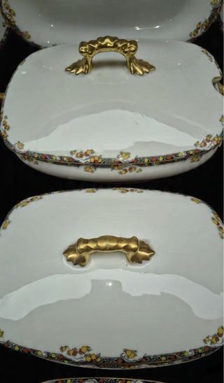 VAJILLA LIMOGES PORCELANA AÑOS 50