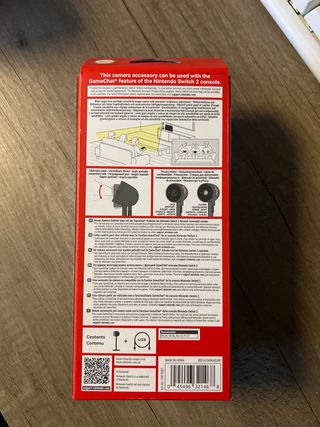 Nintendo Switch 2 Cámara Negra