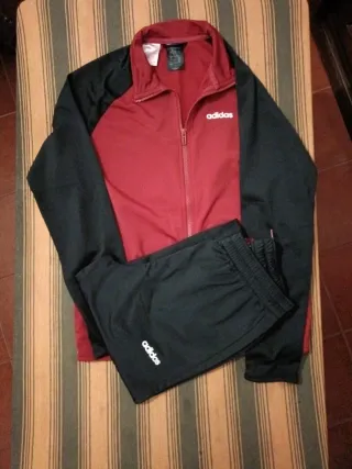 Chándal Adidas Hombre Talla XS Rojo/Negro