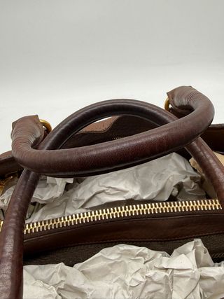 Bolso Tote Prada Piel Marrón