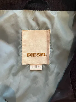 Chaqueta Diesel Negra Hombre