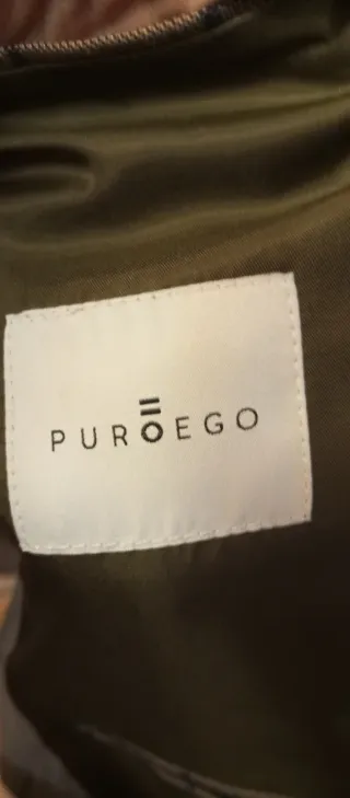 Americana Puro Ego Cuadros Beige Talla M