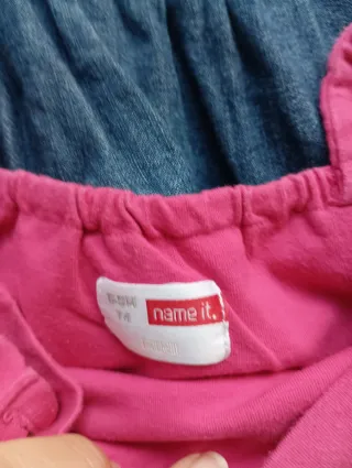 Lote 4 vestidos bebé 9-12 meses, 74 a 78 cm