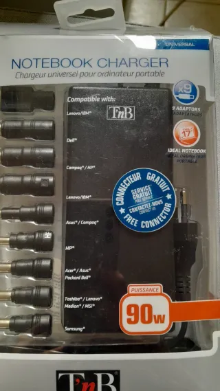 Carregador Portátil Universal TnB c/ 9 Adaptadores