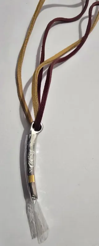 Colgante Viceroy Cuero Marrón y Rojo