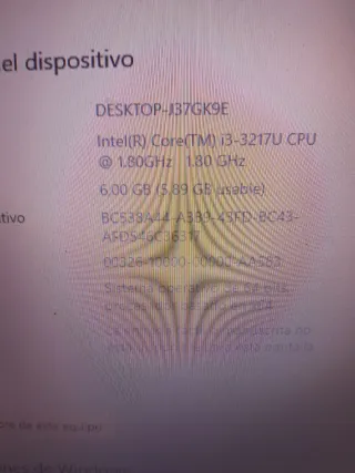 Portátil Asus i3