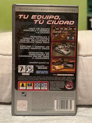 PSP Need for Speed Carbon Platinum