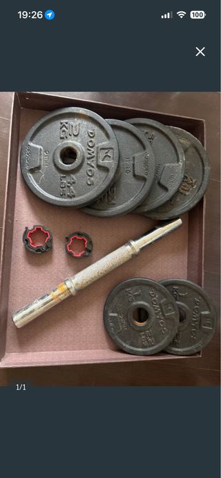 Set de pesas mancuernas