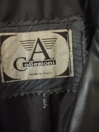 Chaqueta Polipiel Negra  Talla M