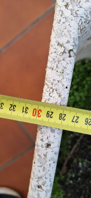 Lote de 4 macetas de piedra