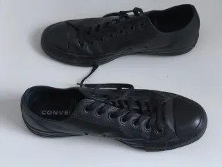 Converse Zapatillas Negras Piel