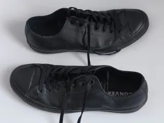 Converse Zapatillas Negras Piel