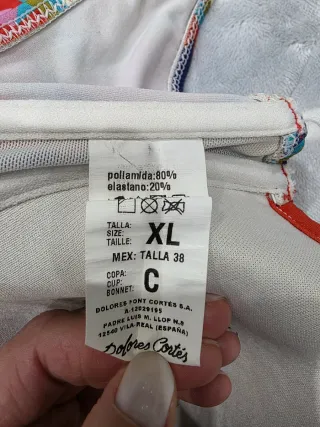 Bikini estampado multicolor copa C