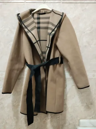 Giaccone mezza stagione con cappuccio