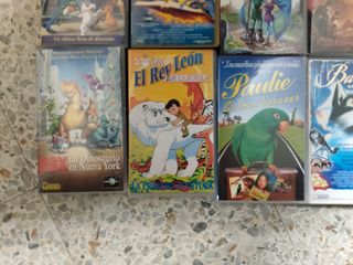 18 VHS Cine Infantil y Familiar