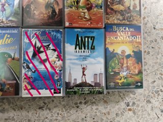 14 VHS Cine Infantil y Familiar