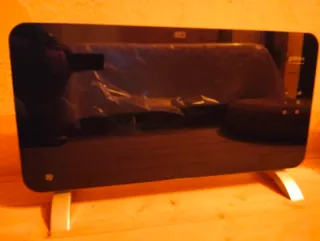 4 Radiadores Eléctricos Cristal Negro Gridinlux