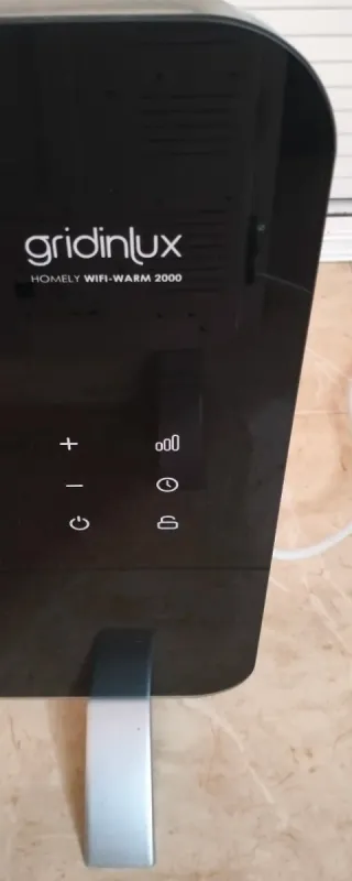 4 Radiadores Eléctricos Cristal Negro Gridinlux