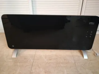 4 Radiadores Eléctricos Cristal Negro Gridinlux