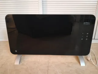 4 Radiadores Eléctricos Cristal Negro Gridinlux