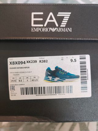 Zapatillas EA7 Emporio Armani Talla 43 1/3