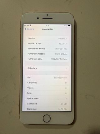 iPhone 8 Plus 64GB Oro