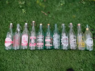 Lote de 10 Botellas Antiguas Gaseosas