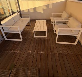 Conjunto Sofás Exterior Aluminio