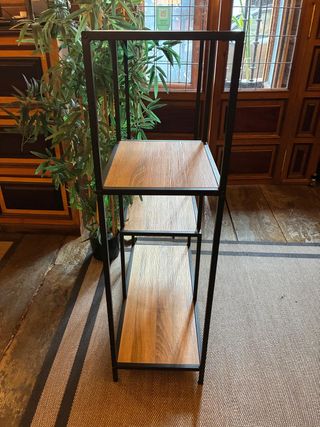 Estantería Madera y Metal 4 Estantes