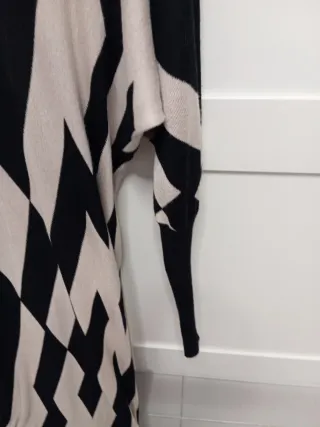 Vestido elástico estampado talla 38