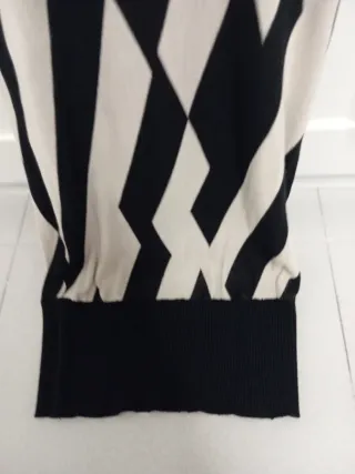 Vestido elástico estampado talla 38