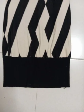 Vestido elástico estampado talla 38