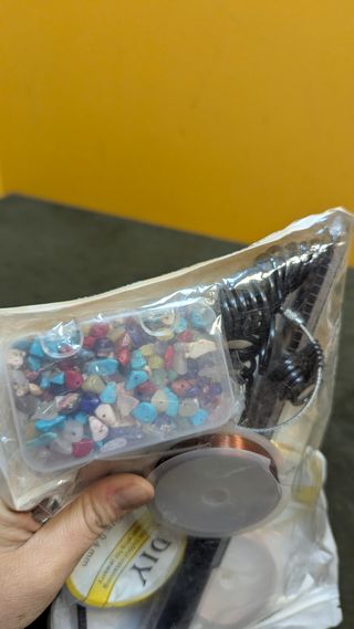 Kit Fabricación Anillos Piedras y Alambres