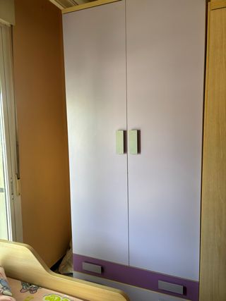 Armario y cama infantil