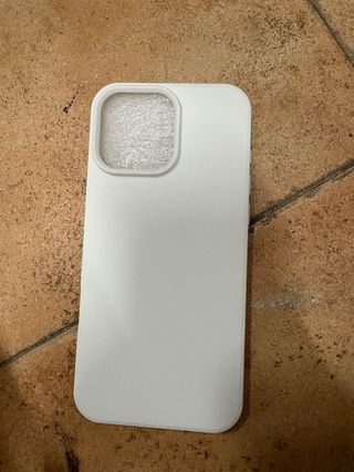 Funda móvil blanca iphone 16 pro max