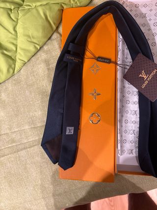 Corbata Louis Vuitton Azul Marino