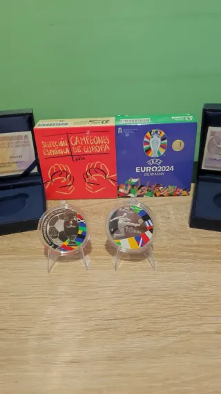 Lote 2 monedas 10€ UEFA EURO 2024