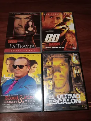 Pack 4 Películas DVD: La Trampa, 60 Segundos, Sang