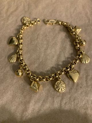 Bracciale oro 750 con ciondoli
