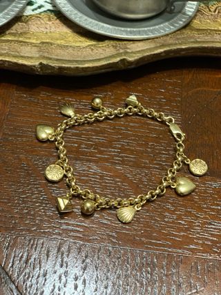 Bracciale oro 750 con ciondoli