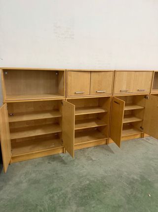 Muebles de oficina modulares madera