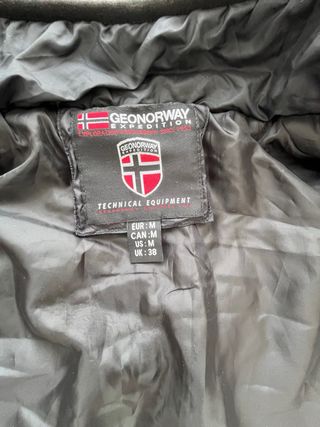 Chaqueta Geographical Norway Negra