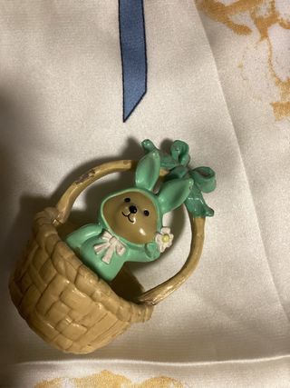 Cestino con coniglietto pasquale