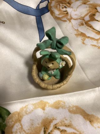 Cestino con coniglietto pasquale